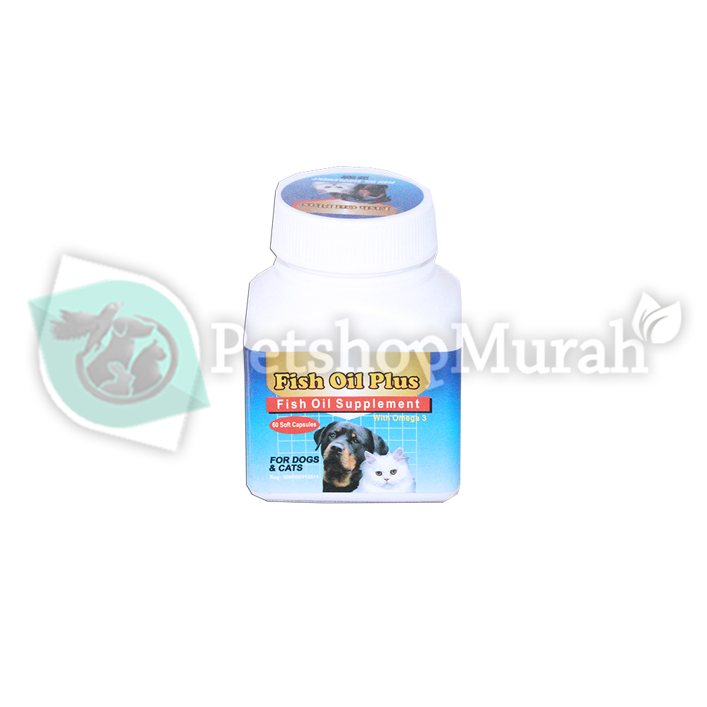 Fish Oil Plus Raid All 60 tabs / Minyak Ikan untuk anjing & kucing