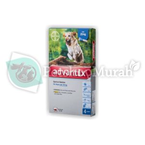 Advantix Dog Over 25KG Obat Kutu Tetes Caplak anjing Besar Diatas 25KG