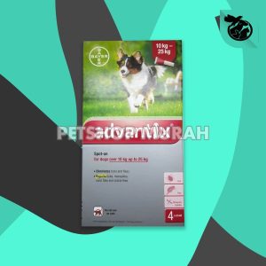 Advantix Dog 10 Kg Up To 25 Kg Obat Kutu Tetes Caplak Anjing Kecil