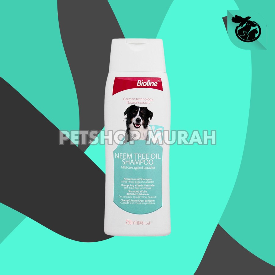 Shampo Anjing Dog Shampoo Bioline Neem Tree Oil 250 ML
